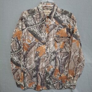 Outfitters Ridge Fusion 3-D Camo Shirt Mens Large L 42/44 Hunting Button Up LS